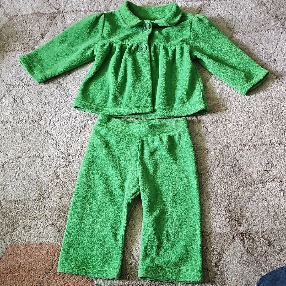 GAP Kids Green Fleece Set